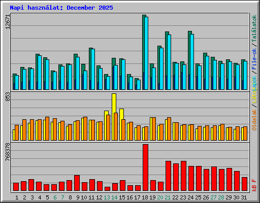 Napi haszn�lat: December 2025